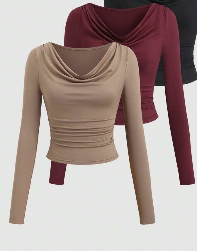 SWEETRA TOP DŁUGI RĘKAW 2 PACK S06__XS