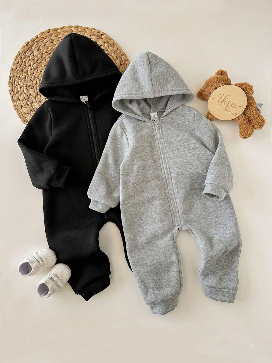 SHEIN KOMBINEZON Z KAPTUREM 2-PACK S06__74/80