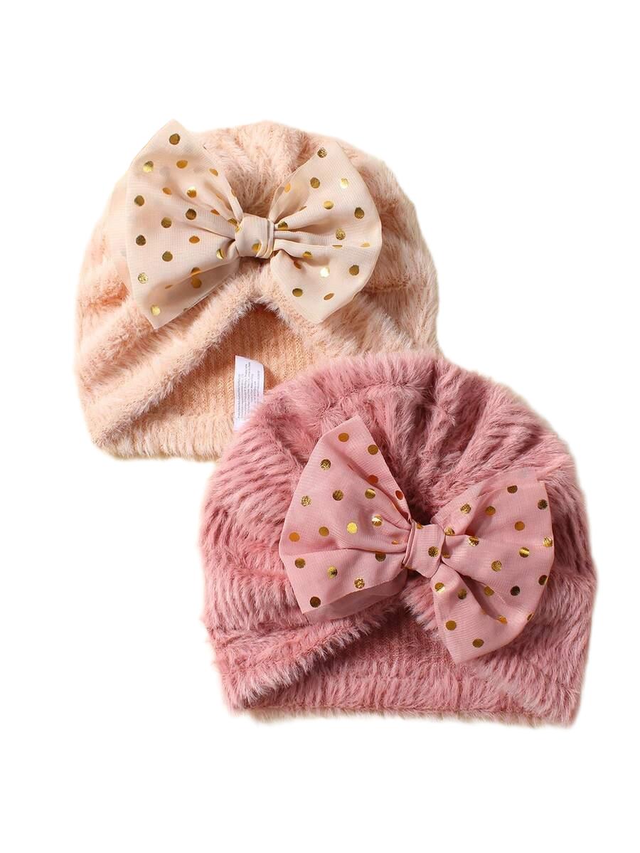 SHEIN RÓŻOWA CZAPKA 2-PACK W01__38-40