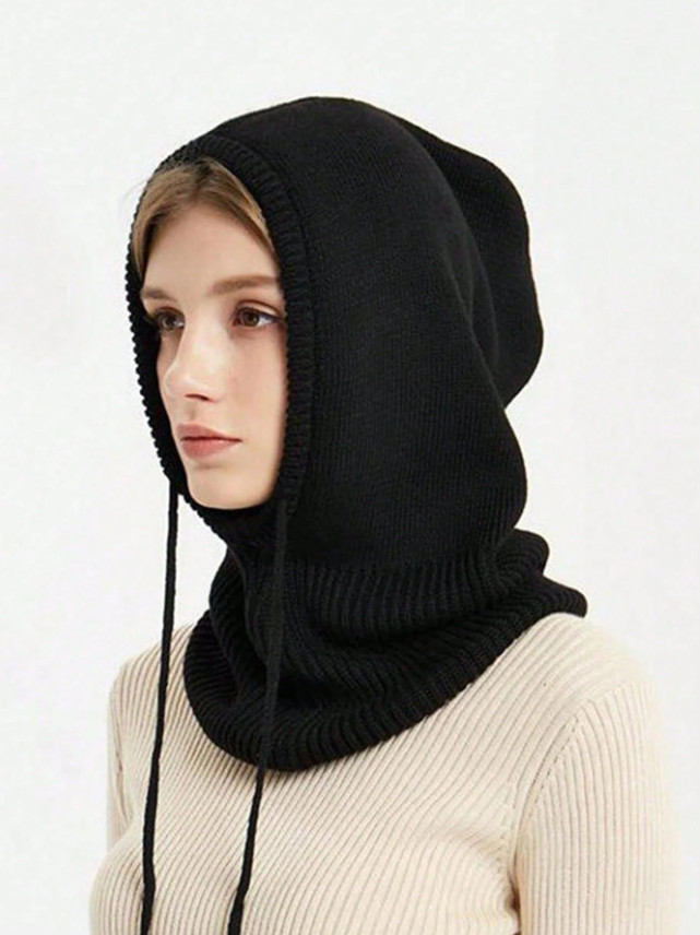 SHEIN CZARNA KOMINIARKA ŚCIĄGACZ W01__OS