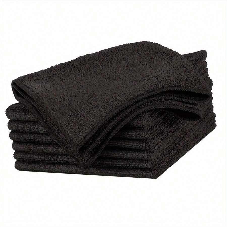 SHEIN CZARNA ŚCIERKA 12-PACK S07__30X30