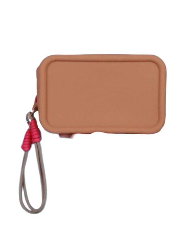 SHEIN BRĄZOWA SILIKONOWA KOSMETYCZKA S07__18X6X11