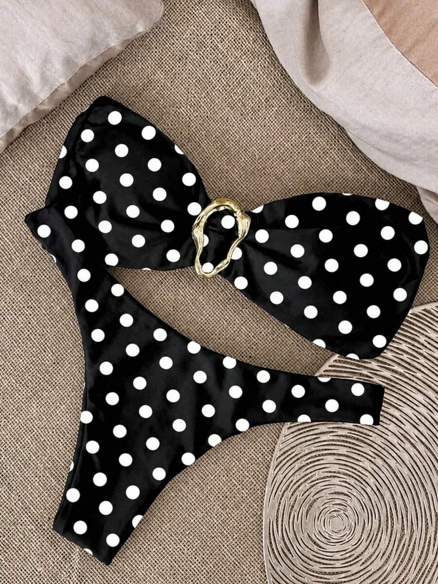 SHEIN DWUCZĘŚCIOWY STRÓJ KĄPIELOWY S09__M
