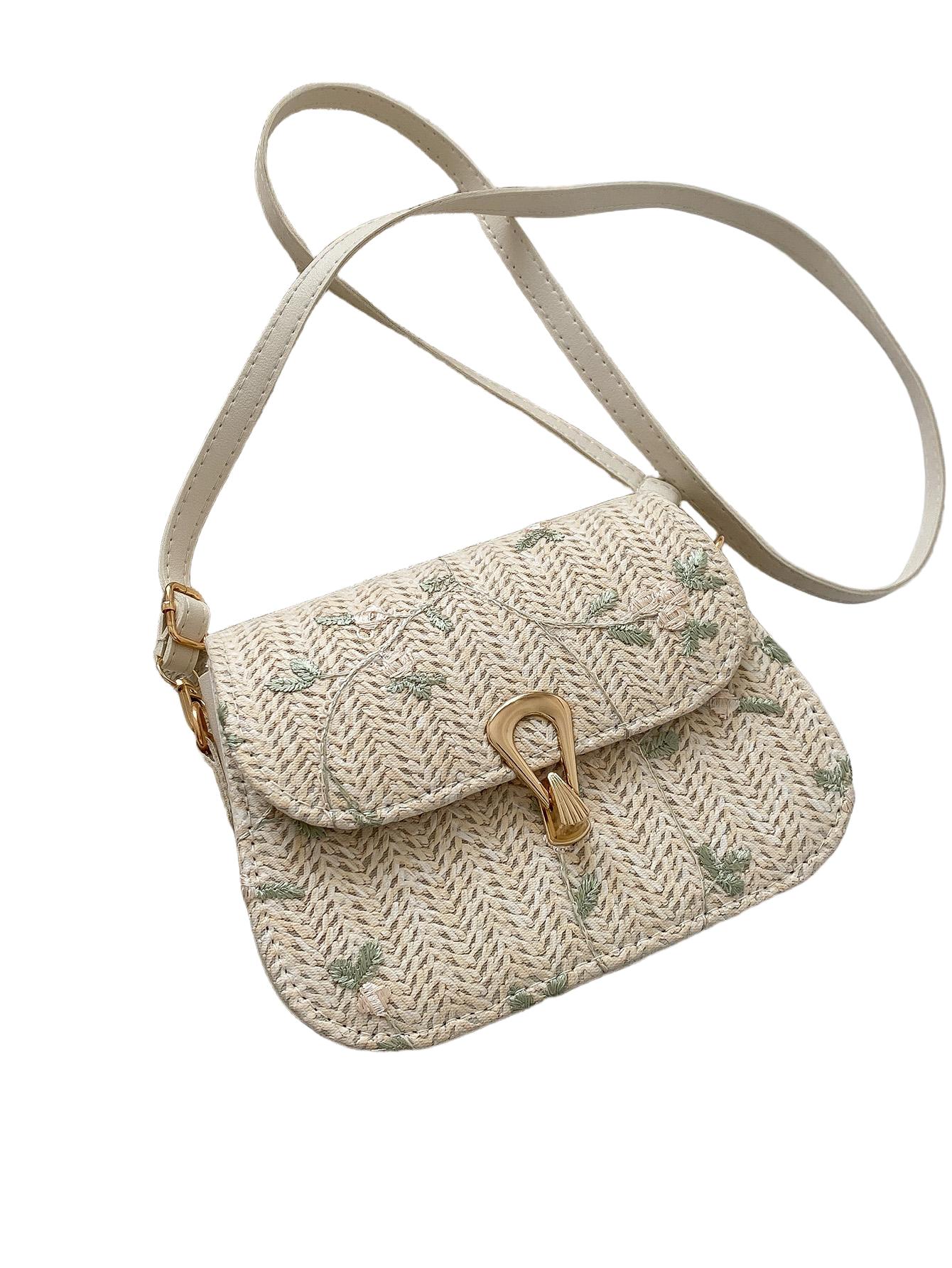SHEIN BEŻOWA TOREBKA NA RAMIĘ S07__19.5X7.7X14CM