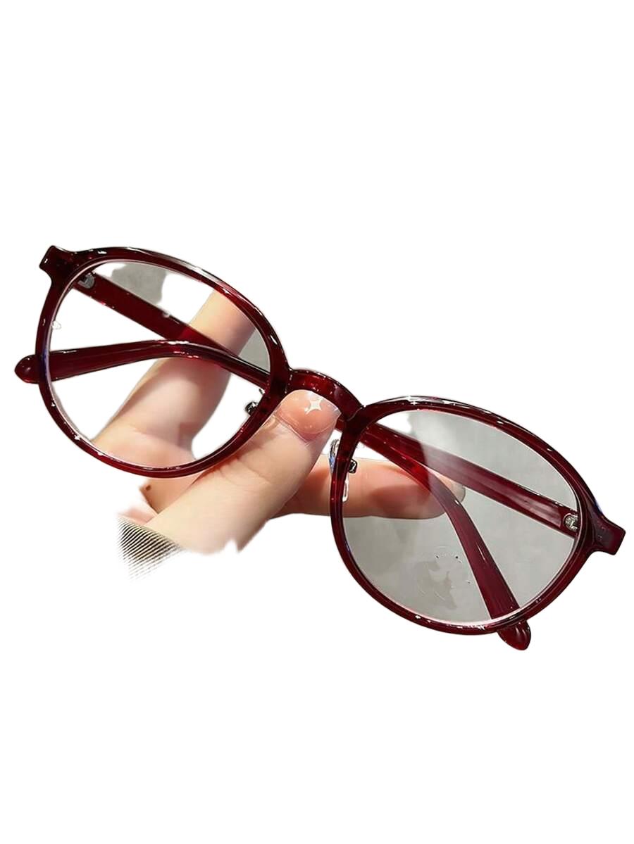 SHEIN CZERWONE OKULARY ZERÓWKI S07