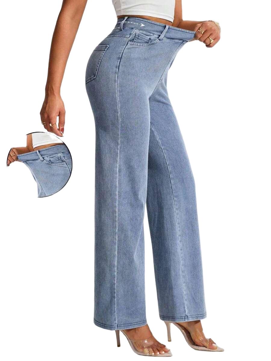 FLEXRA NIEBIESKIE SPODNIE JEANS S06__46