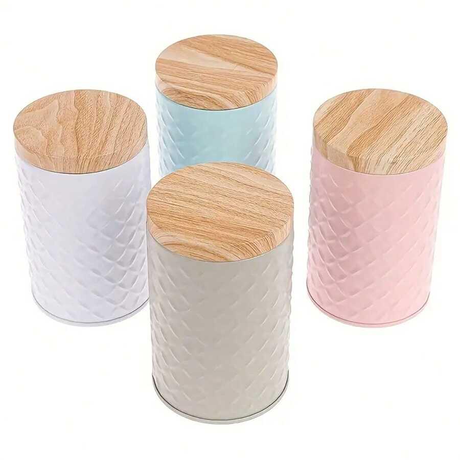 SHEIN KOLOROWE POJEMNIK NA KAWĘ S07__4-PACK