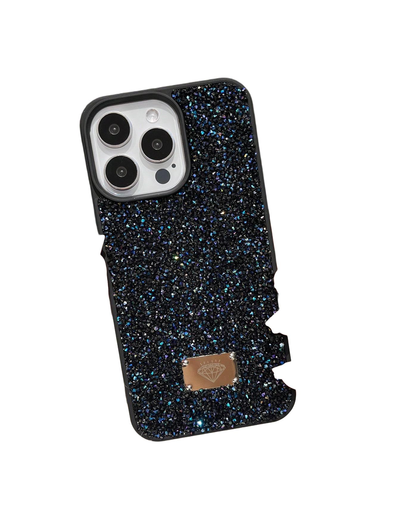SHEIN CZARNE ETUI NA TELEFON IPHONE 16 PRO S07