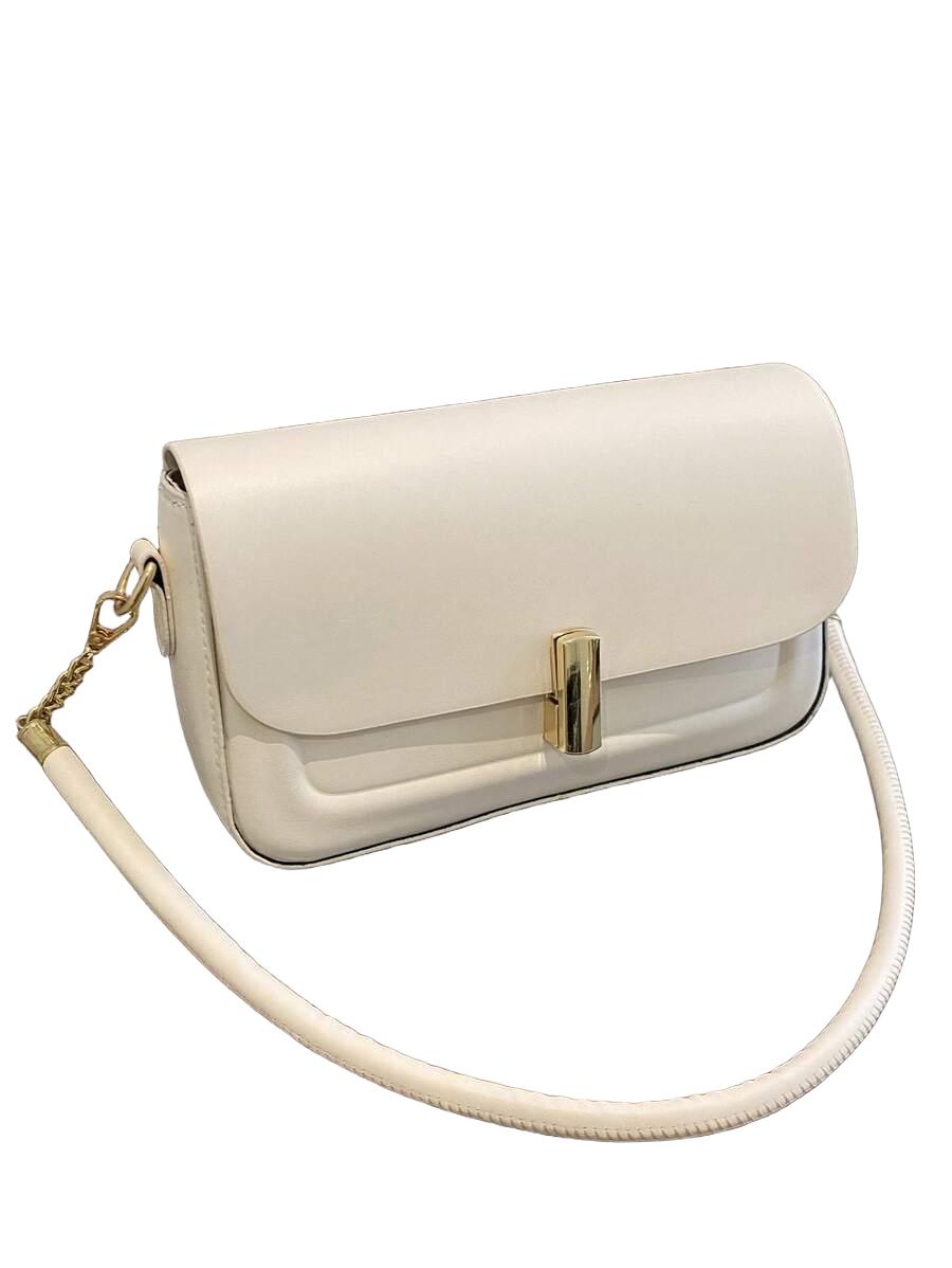 SHEIN BIAŁA TOREBKA NA RAMIĘ S07__23X6,5X14CM