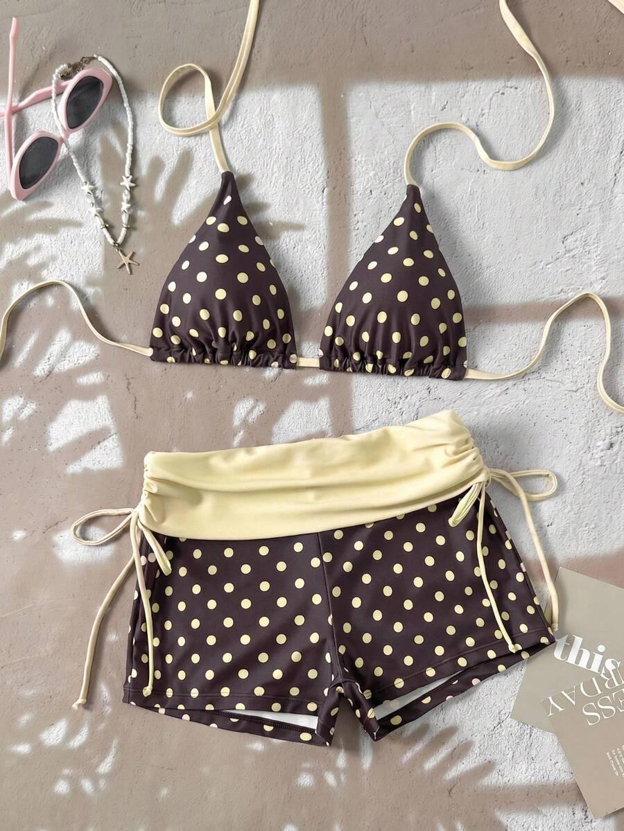 SWIM MOD DWUCZĘŚCIOWY STRÓJ KĄPIELOWY GROSZKI S09__S