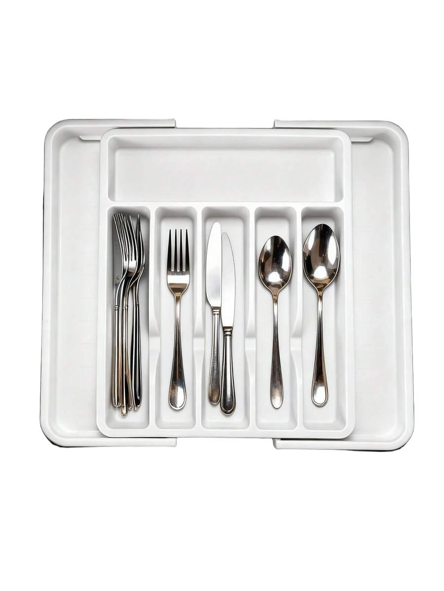SHEIN BIAŁY ORGANIZER NA SZTUĆCE S07__29X22-36