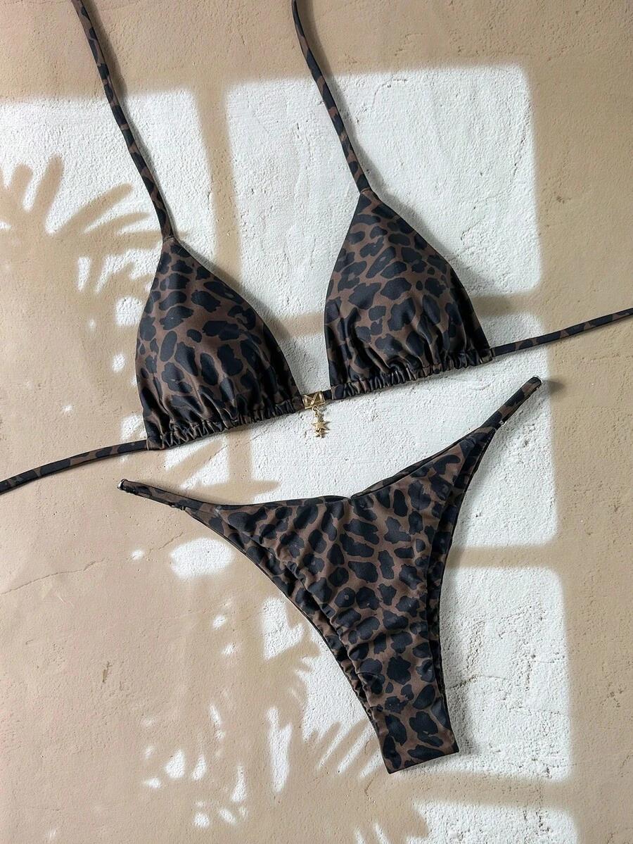 SWIM VCAY DWUCZĘŚCIOWY STRÓJ KĄPIELOWY ANIMAL PRINT S09__XS