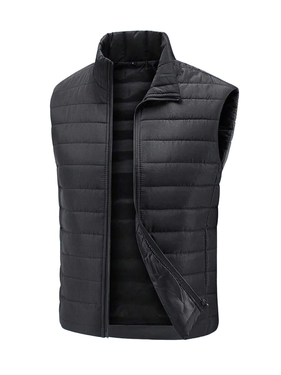 SHEIN CZARNA KAMIZELKA ZAMEK S06__L