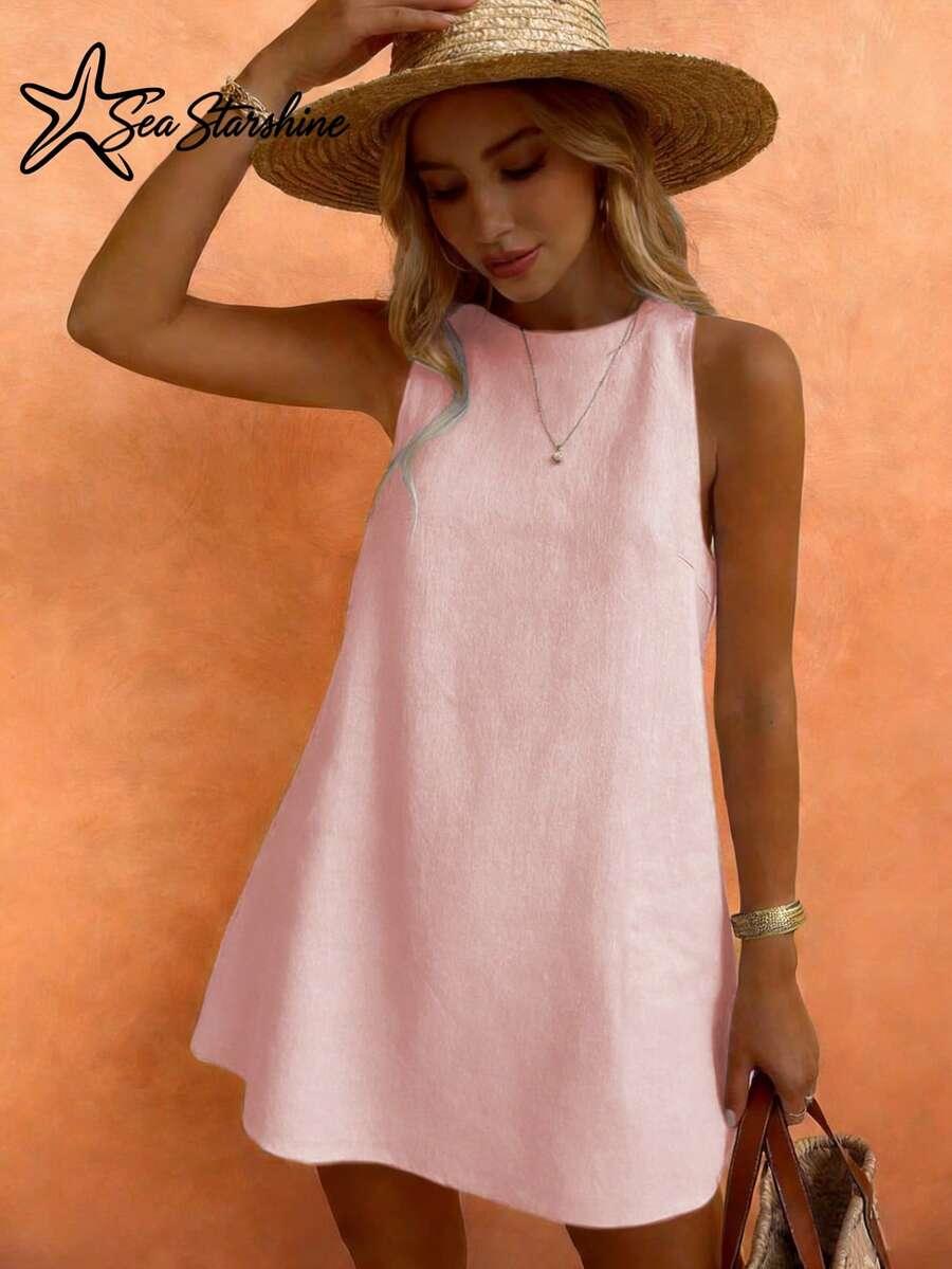SHEIN RÓŻOWA MINI SUKIENKA S09__M