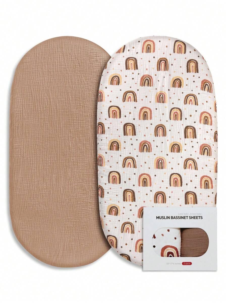 GLLQUEN BABY PRZEŚCIERADŁO Z GUMKĄ 2-PACK S07__83X43