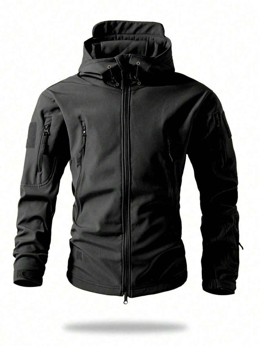 SHEIN CZARNA KURTKA ZAMEK W01__L