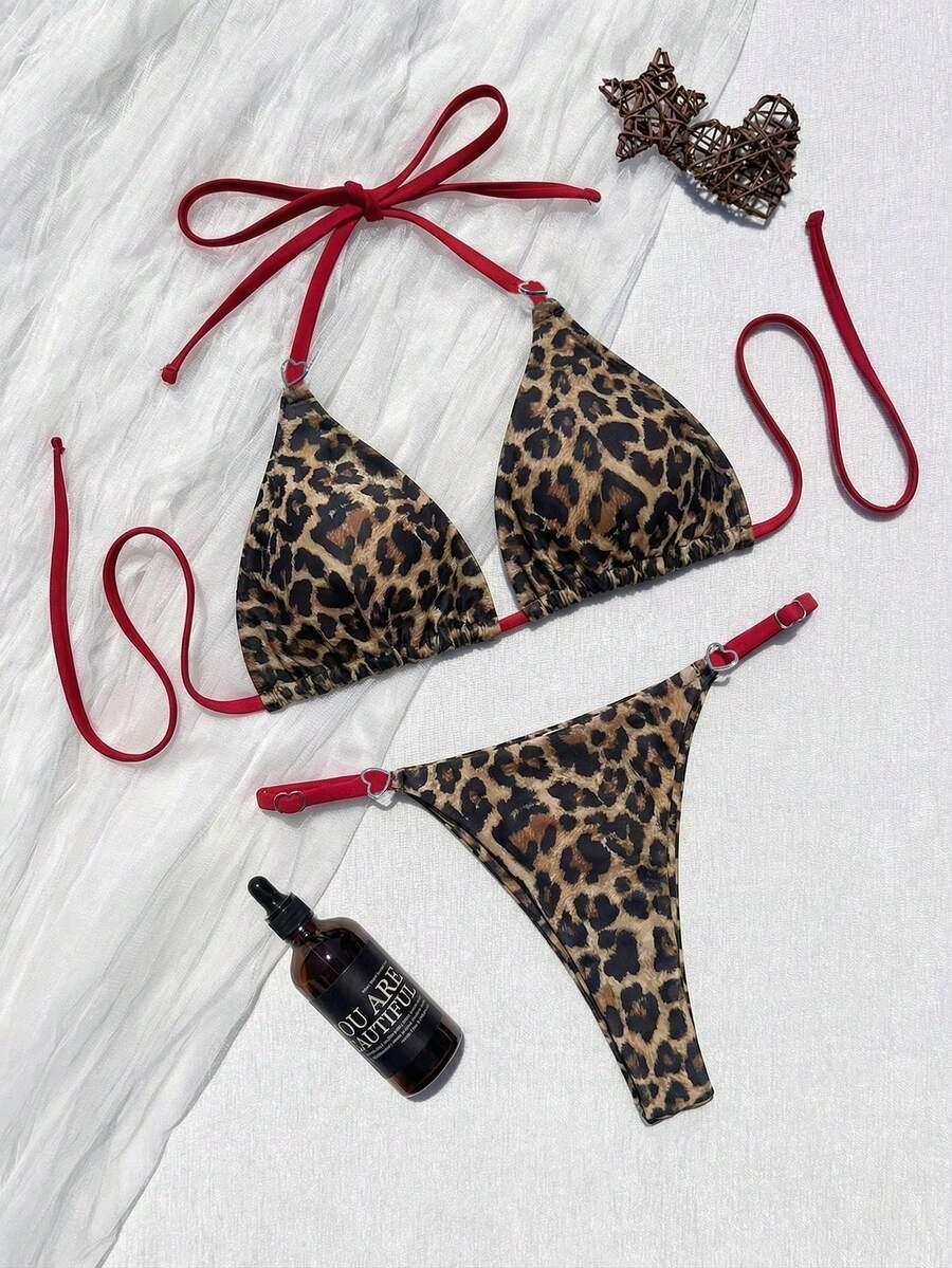 SHEIN DWUCZĘŚCIOWY STRÓJ KĄPIELOWY S09__L