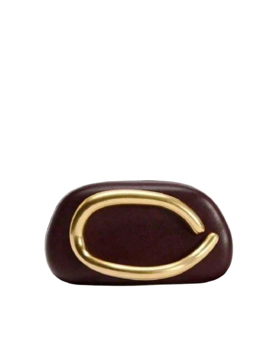 SHEIN BRĄZOWA TOREBKA KOPERTÓWKA S07__19X10CM