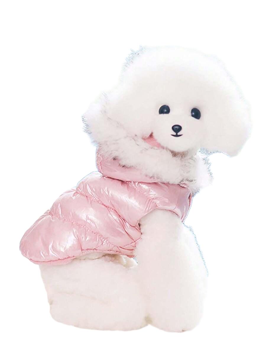 SHEIN RÓŻOWA KAMIZELKA KAPTUR W01__XXL