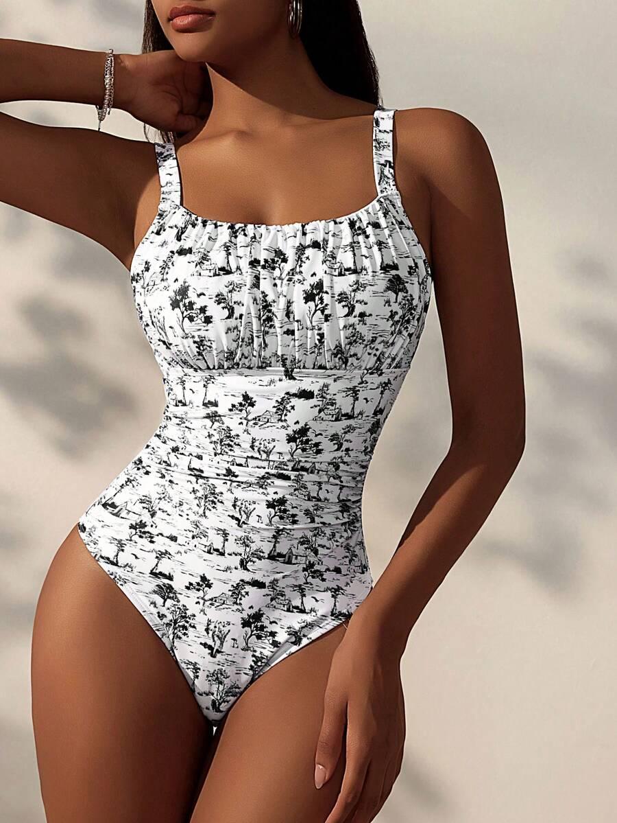 SWIM VCAY JEDNOCZĘŚCIOWY STRÓJ KĄPIELOWY PRINT S09__XL