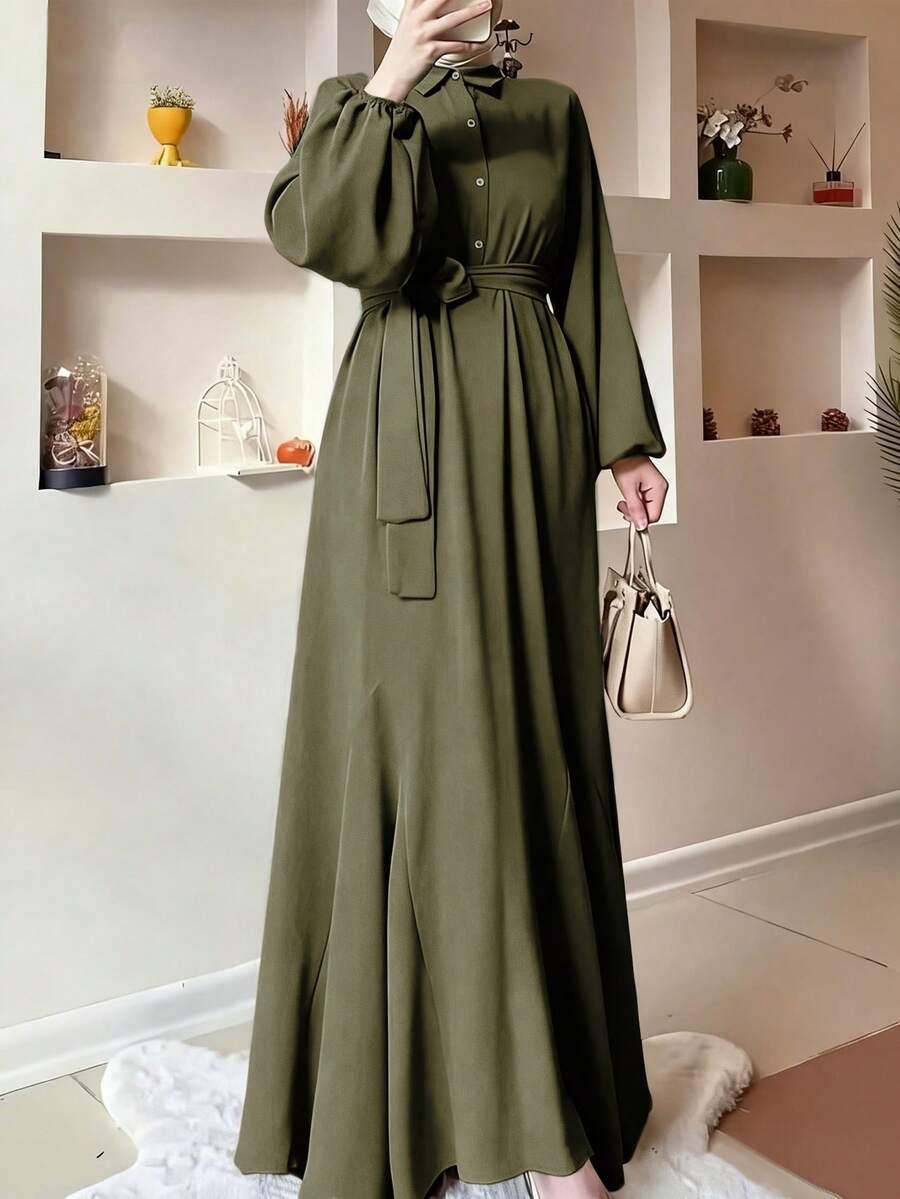 SHEIN OLIWKOWA MAXI SUKIENKA S06__XL