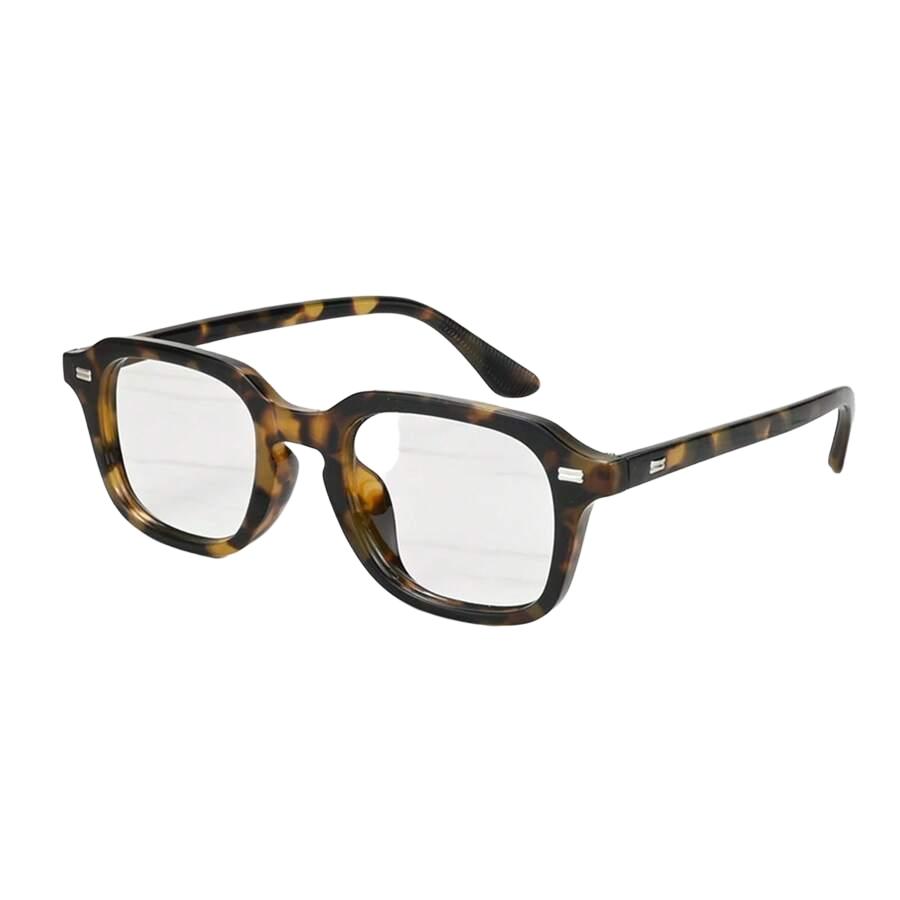 SHEIN OKULARY ZERÓWKI ANIMAL PRINT S07