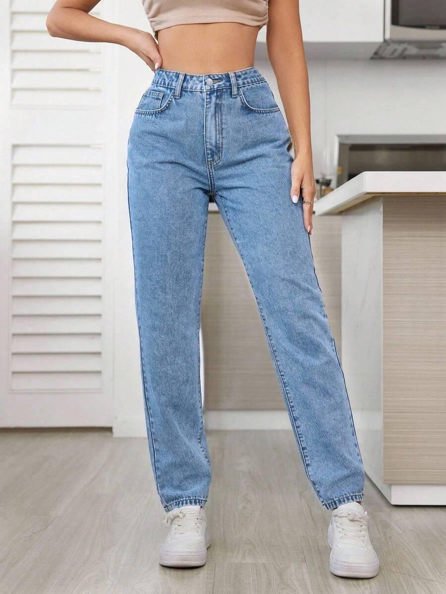 SHEIN SPODNIE JEANS CASUAL S06__M