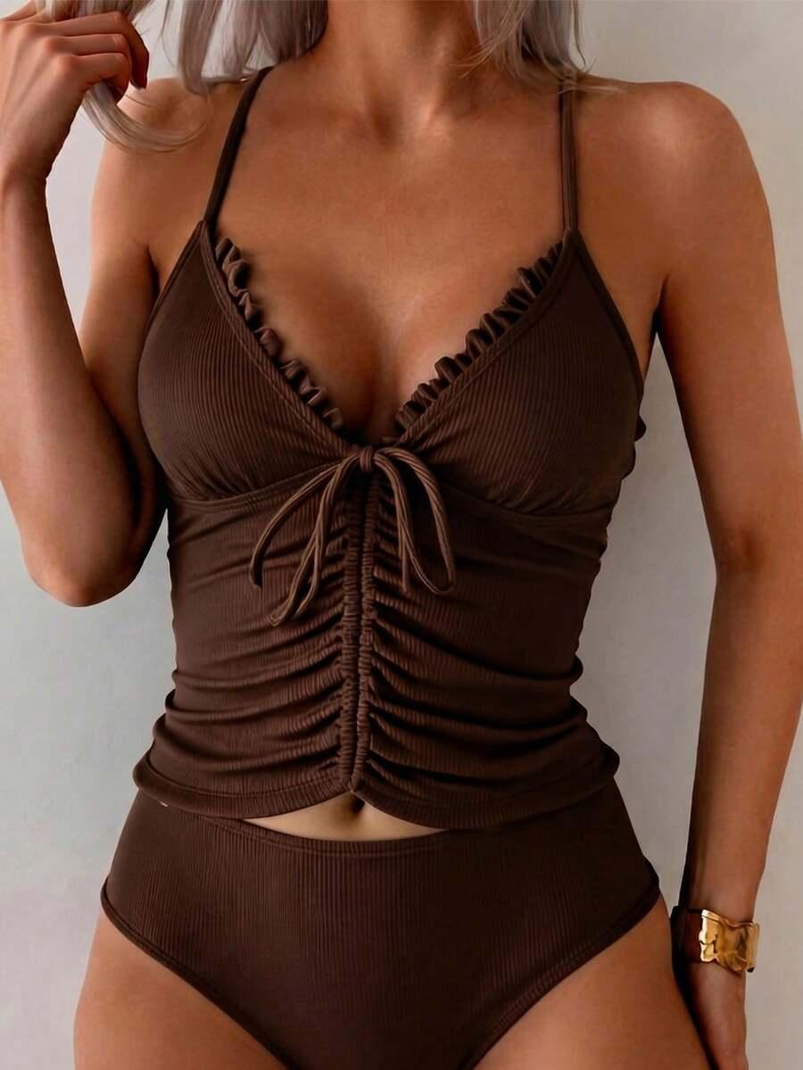 SHEIN DWUCZĘŚCIOWY STRÓJ KĄPIELOWY S09__S