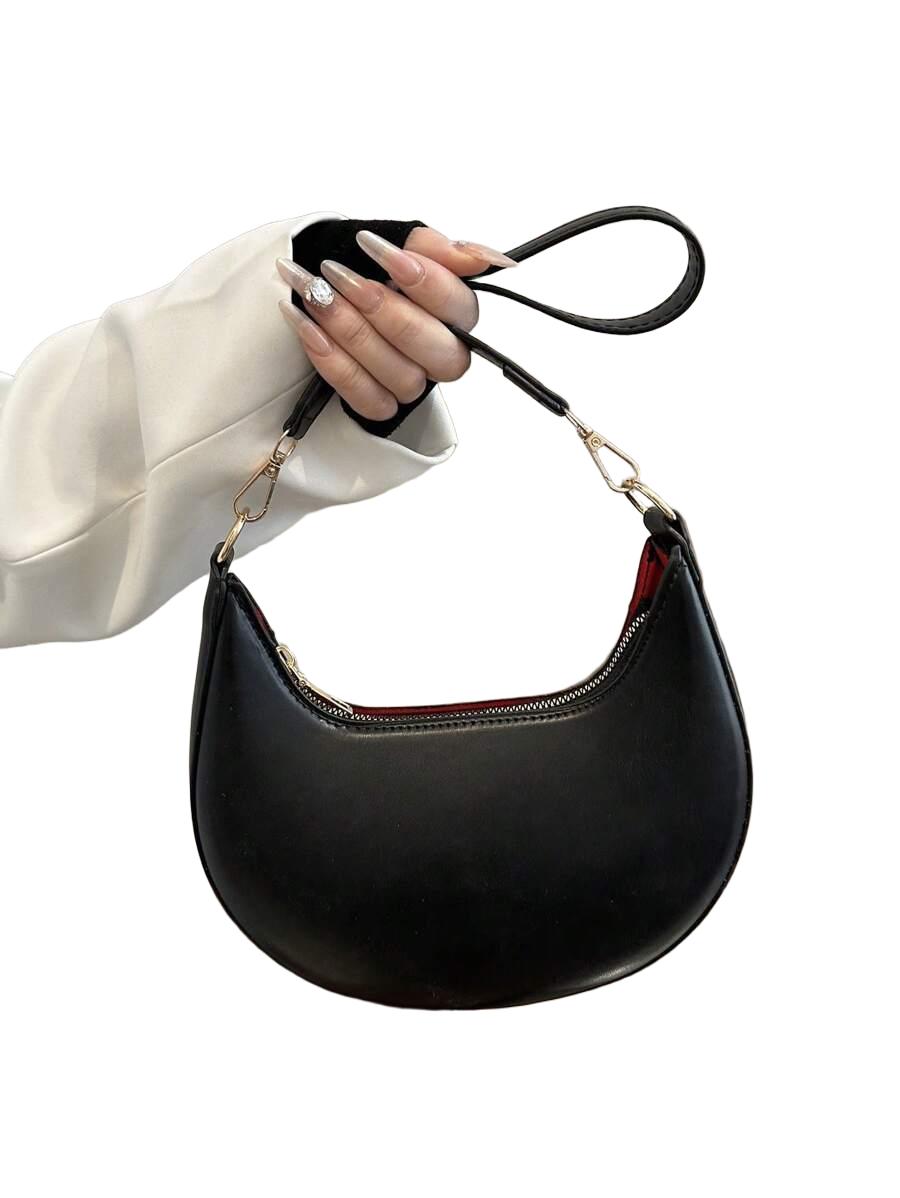 SHEIN CZARNA TOREBKA NA RAMIĘ S07__21X18