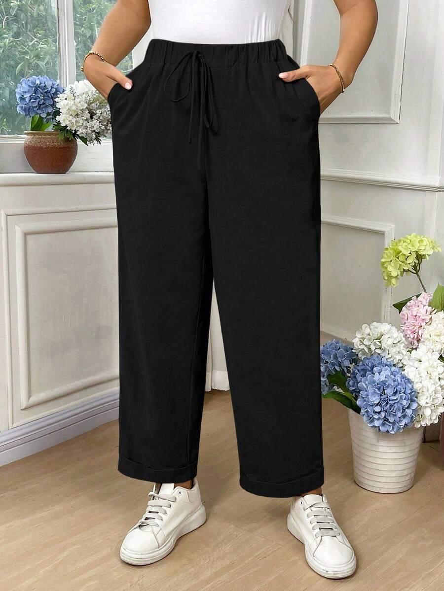 EMERY ROSE CZARNE SPODNIE CASUAL S06__52