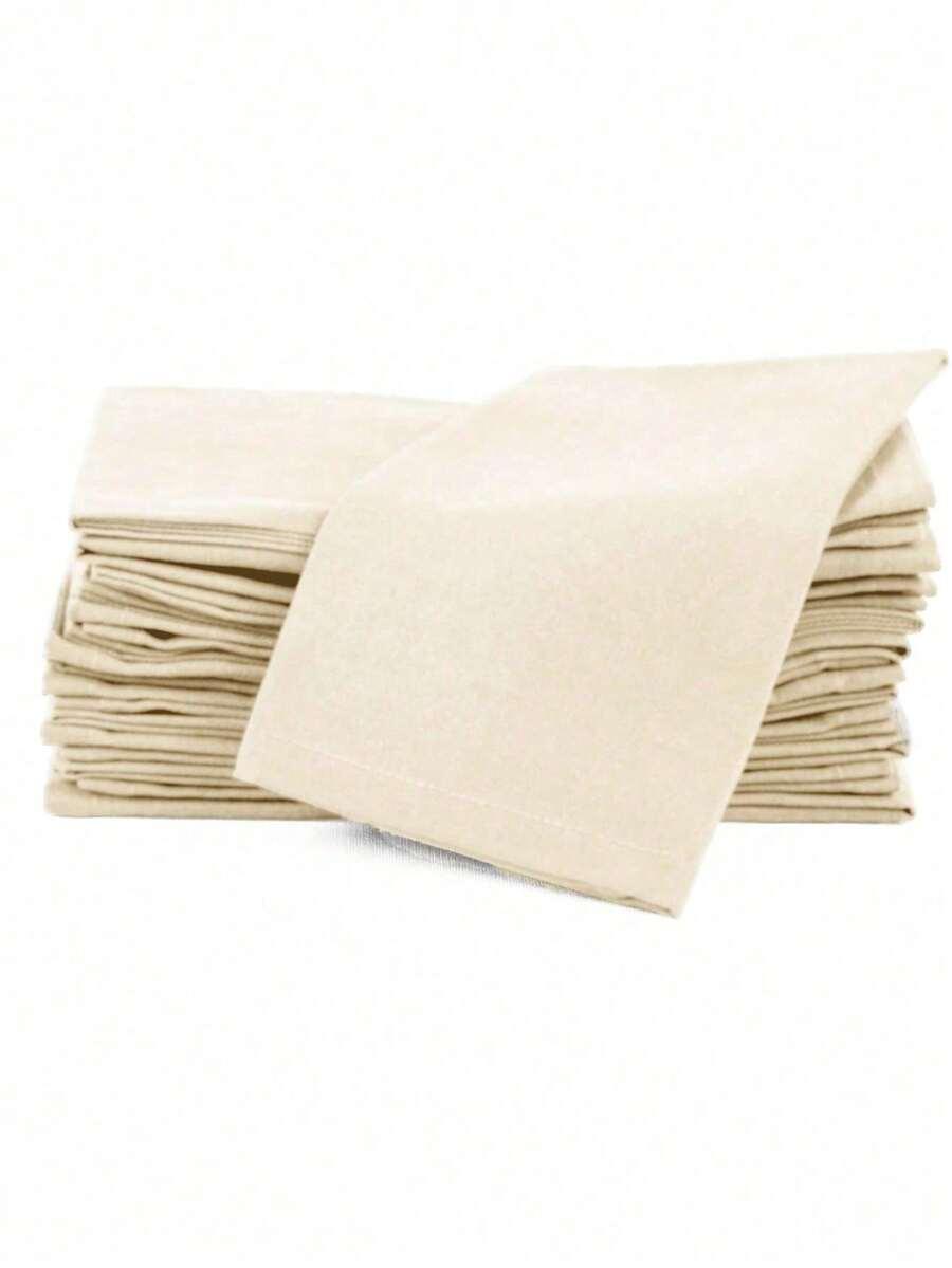 SHEIN BEŻOWA SERWETKA 6-PACK S07__40X40CM