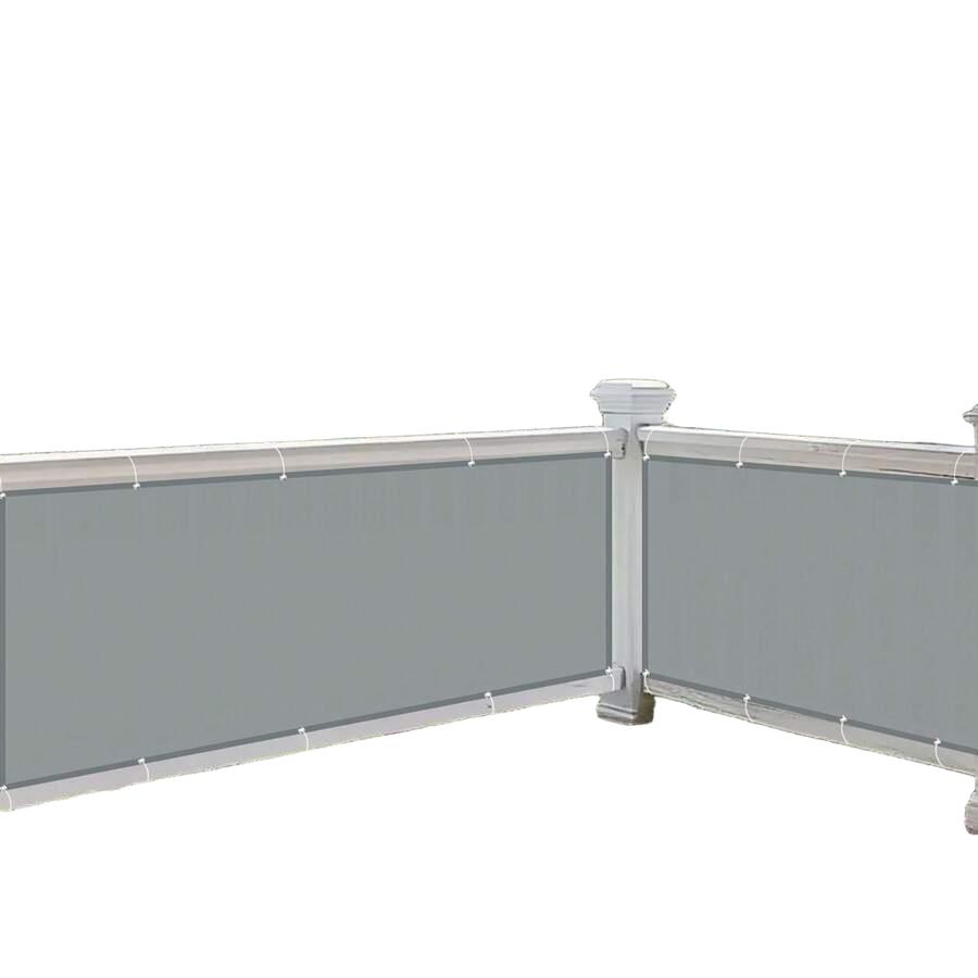 SHEIN SZARA OSŁONA BALKONOWA S07__90X500CM