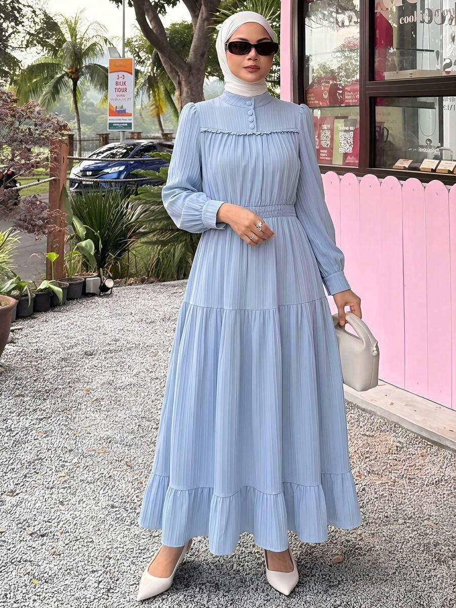 DAZY NIEBIESKA MAXI SUKIENKA S09__M