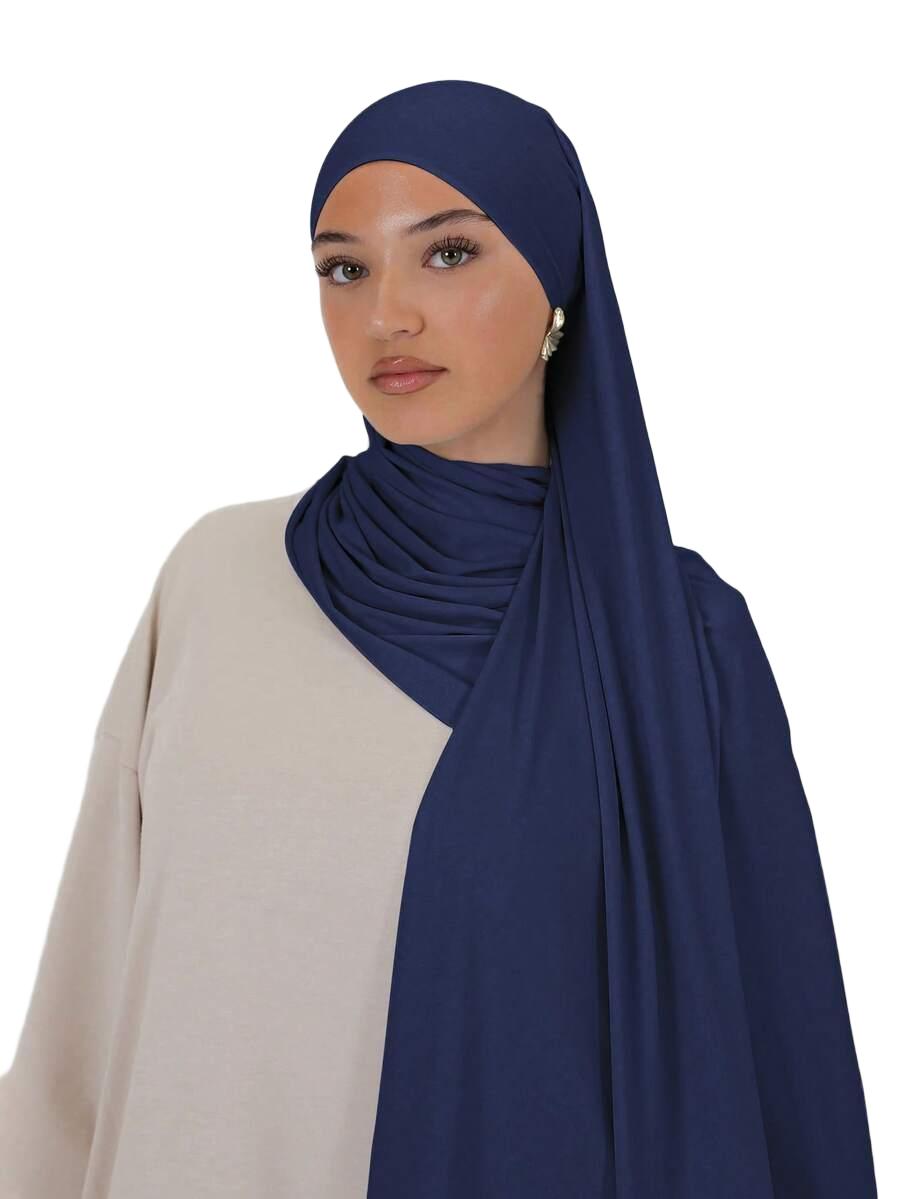 SHEIN GRANATOWA CHUSTA HIDŻAB S07