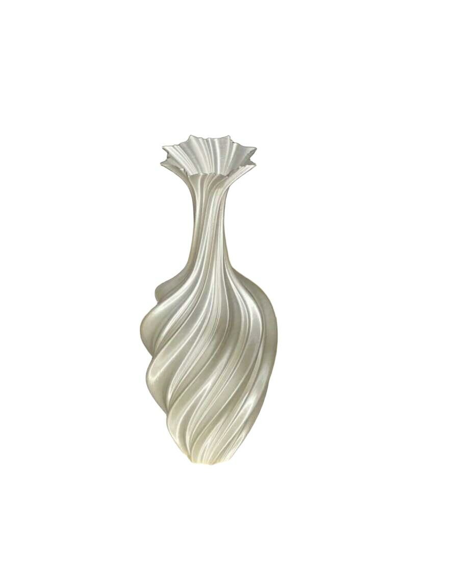 SHEIN BIAŁY WAZON DEKORACJA S07__4,5X25CM