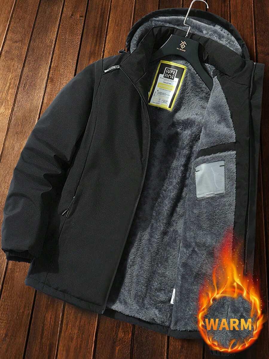 SHEIN CZARNA KURTKA KAPTUR W01__XXL