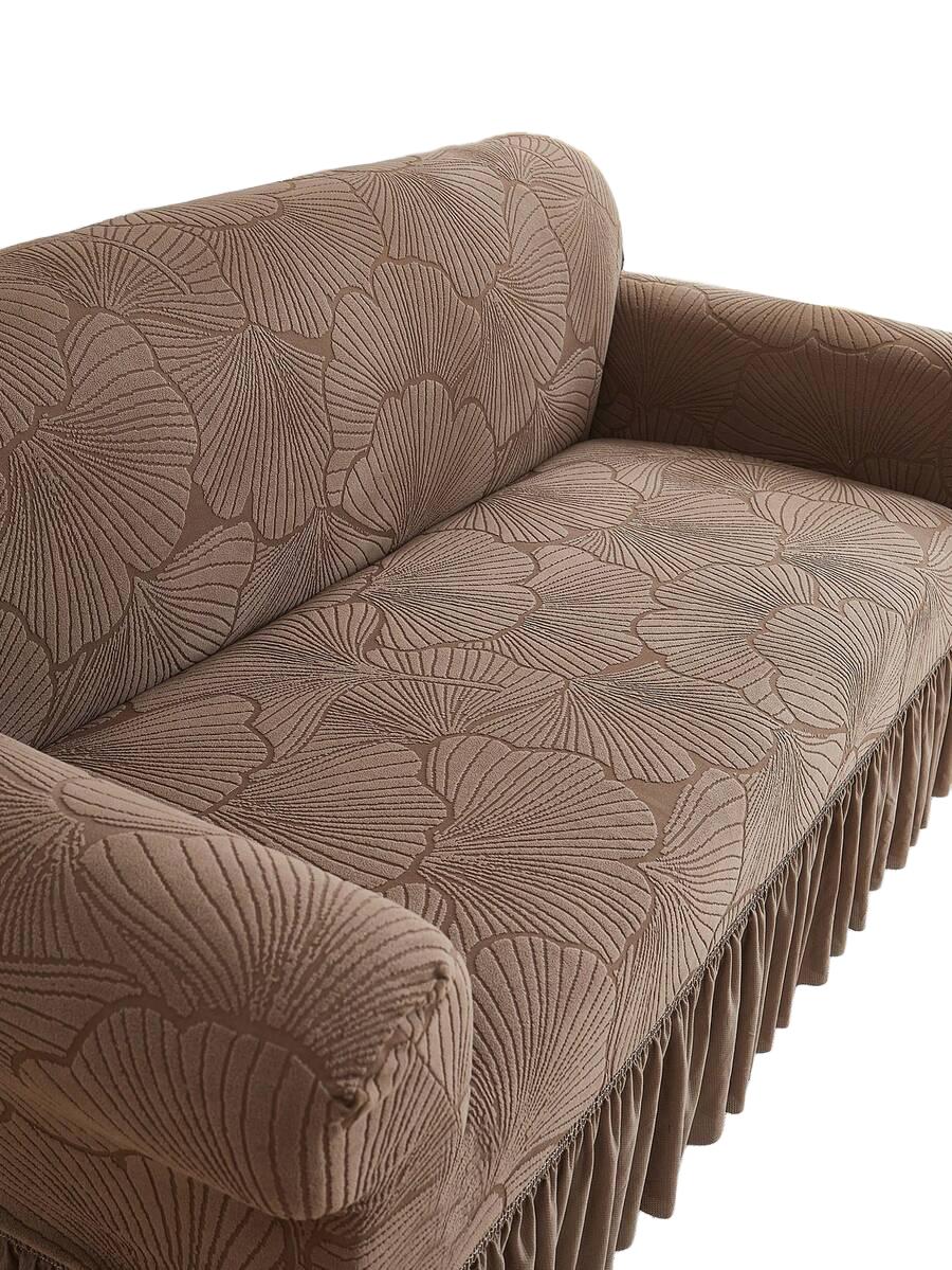 SHEIN BRĄZOWY POKROWIEC NA SOFĘ S07__105X300CM