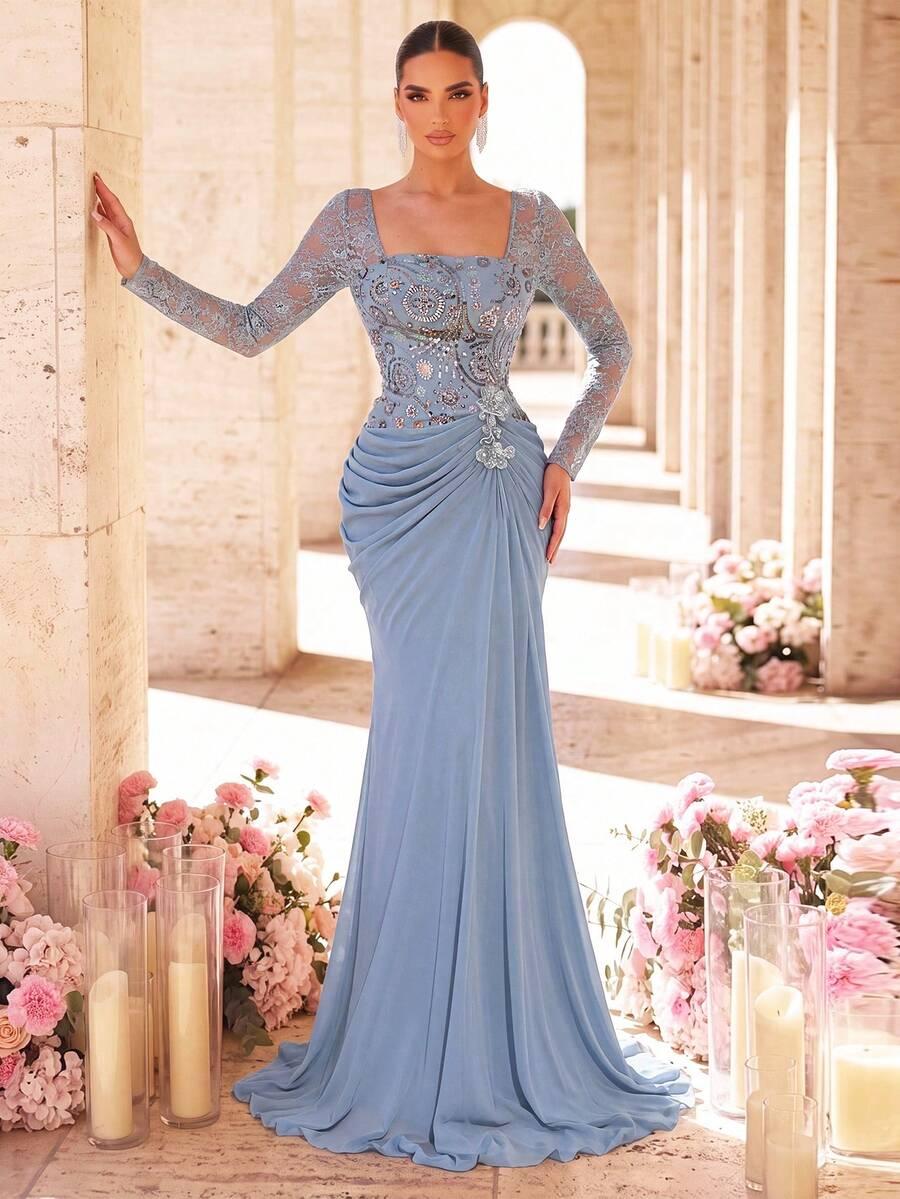 AUREIA MAXI SUKIENKA ZDOBIENIA S06__XS