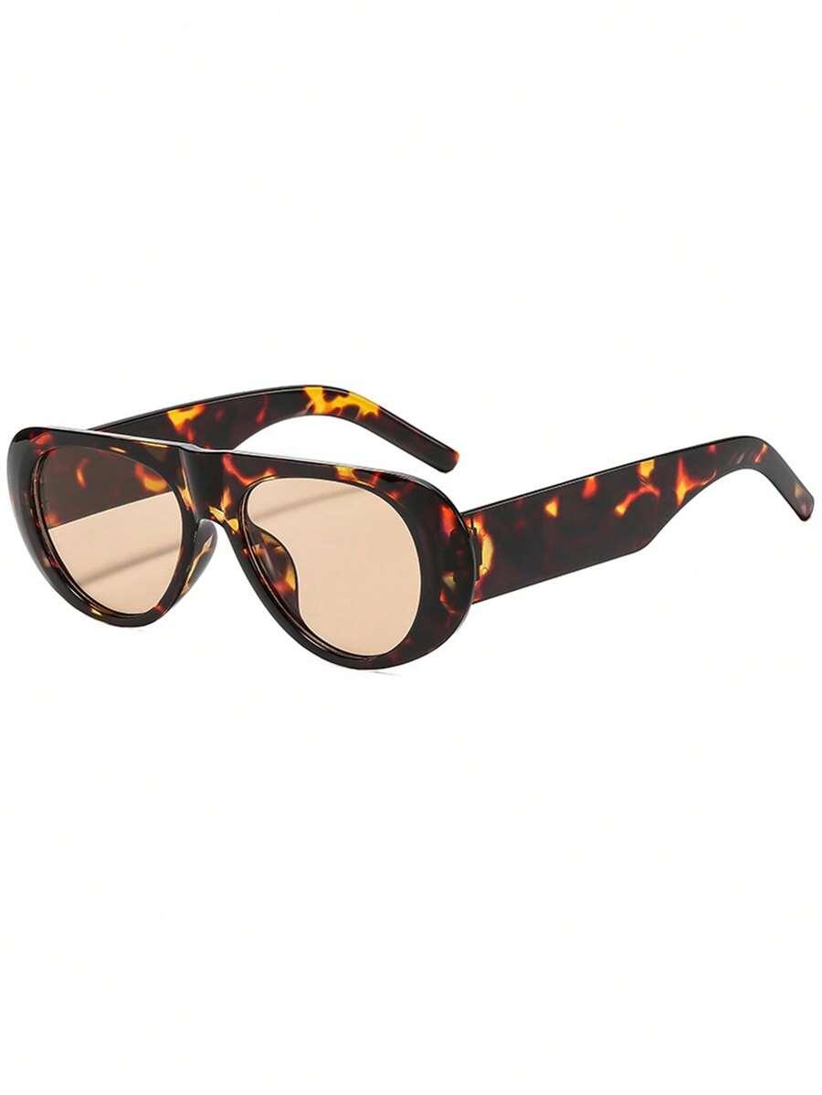 SHEIN OKULARY PRZECIWSŁONECZNE ANIMAL PRINT S07