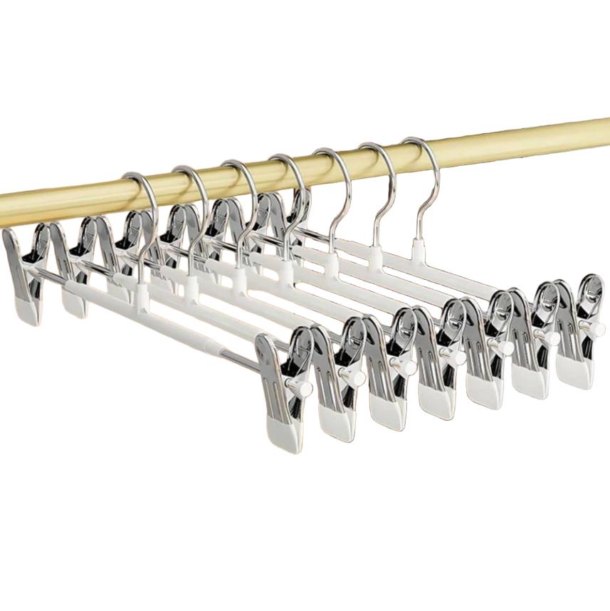 SHEIN ZESTAW BIAŁYCH METALOWYCH WIESZAKÓW 10-PACK S07