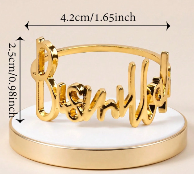 SHEIN OBRĄCZKI NA SERWETKI 6SZT S07__2,5X4,2CM