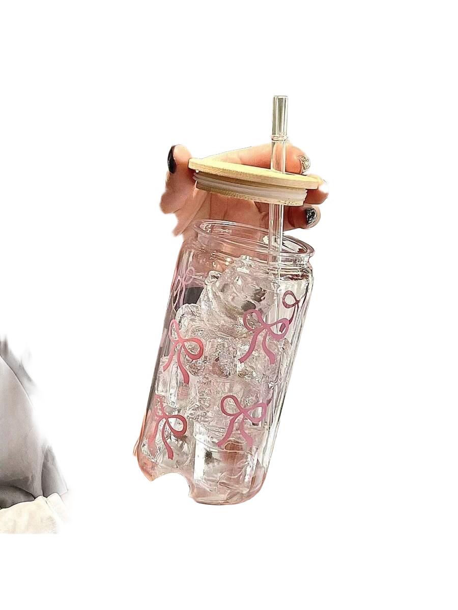 SHEIN PLASTIKOWY KUBEK SŁOMKA S07