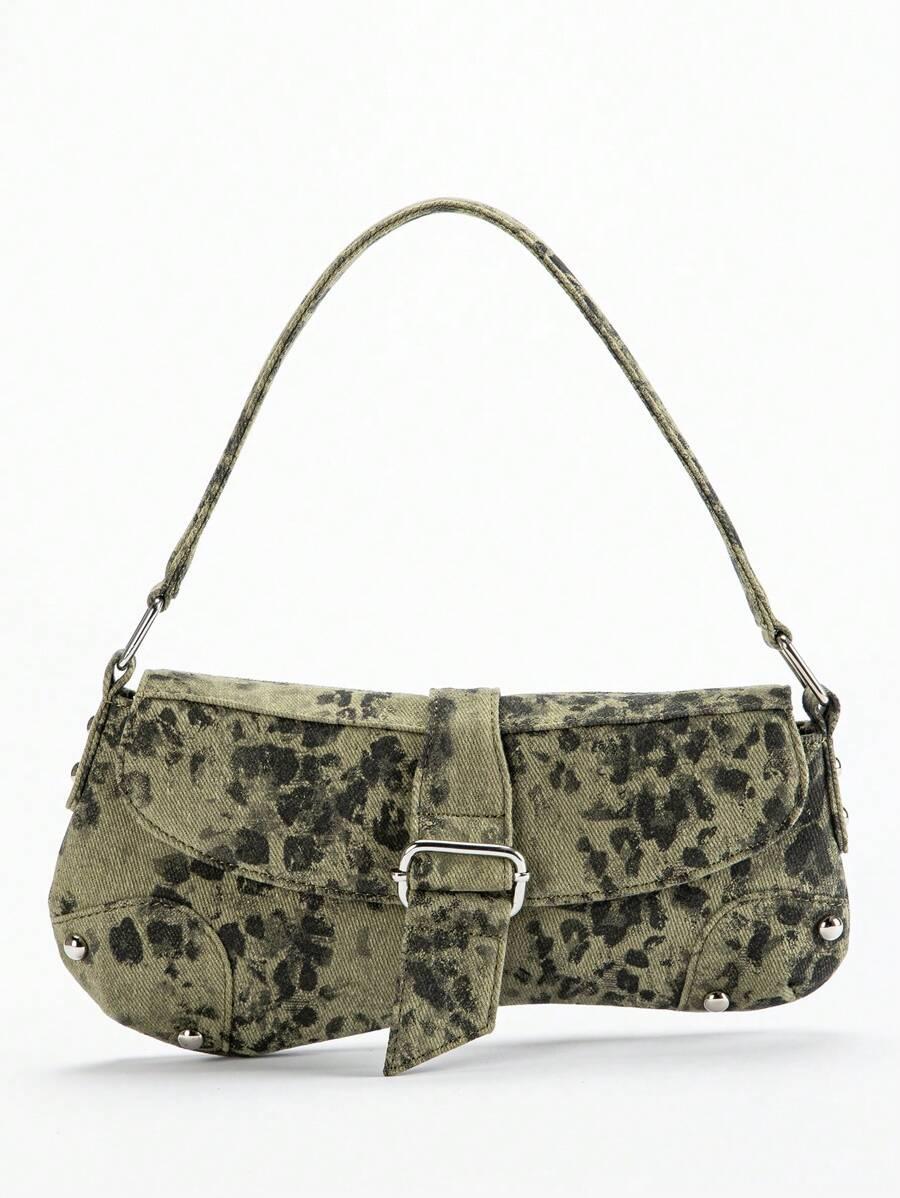 SHEIN ASYMETRYCZNA TOREBKA NA RAMIĘ 3X14,5X31CM