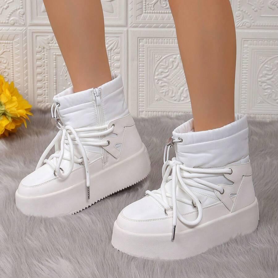 SHEIN BIAŁE ŚNIEGOWCE ŚCIĄGACZ W01__39