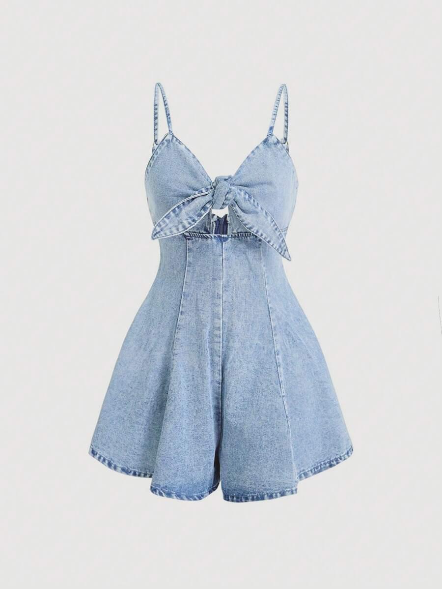 SHEIN NIEBIESKI KOMBINEZON JEANS S06__M