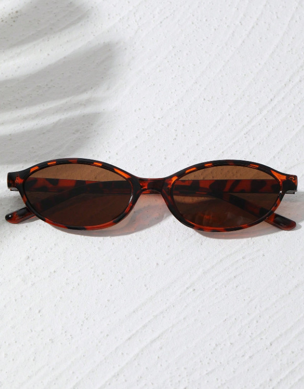 SHEIN OKULARY PRZECIWSŁONECZNE ANIMAL PRINT S07__