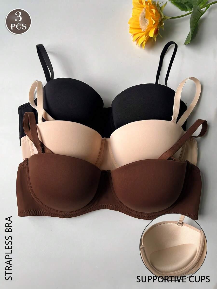 SHEIN BIUSTONOSZ PUSH-UP 3-PACK S06__70B