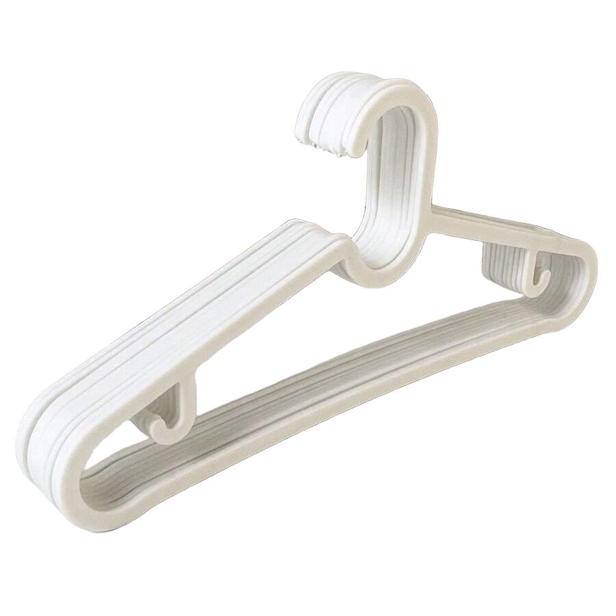 SHEIN BEŻOWE WIESZAKI NA UBRANIA 5-PACK S07