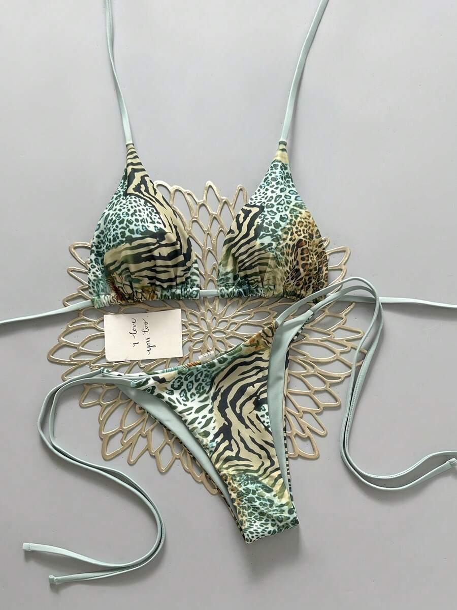 SHEIN DWUCZĘŚCIOWY STRÓJ KĄPIELOWY S09__S