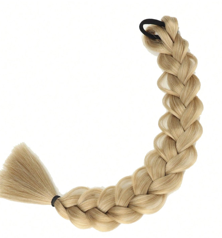 SHEIN SYNTETYCZNY BLOND WARKOCZ S07__45CM